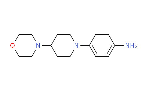 CAS No. 867291-42-7, 4-(4-Morpholino-1-piperidinyl)aniline