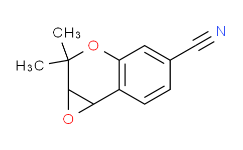 CAS No. 86824-80-8, 2,2-Dimethyl-2,7b-dihydro-1aH-oxireno[2,3-c]chromene-5-carbonitrile