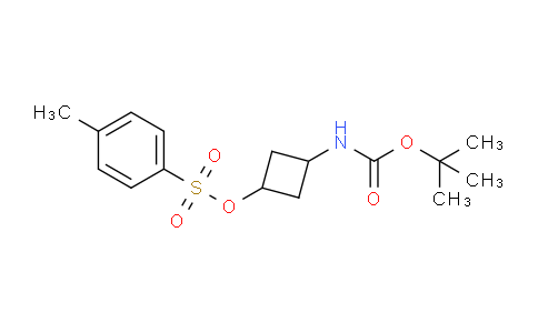 CAS No. 878156-25-3, 3-((tert-Butoxycarbonyl)amino)cyclobutyl 4-methylbenzenesulfonate