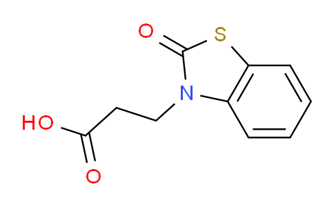 CAS No. 883-50-1, 3-(2-Oxobenzo[d]thiazol-3(2H)-yl)propanoic acid