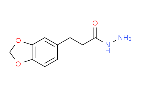 CAS No. 88368-72-3, 3-(Benzo[d][1,3]dioxol-5-yl)propanehydrazide