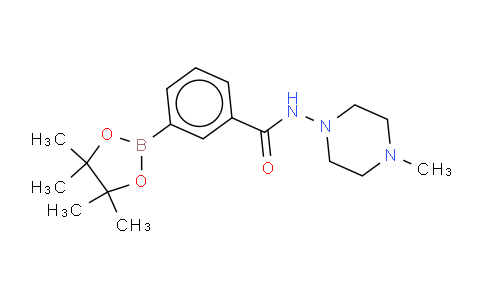CAS No. 879486-21-2, [4-(1'-Amino-4'-methylpiperazine-1-carbonyl)phenyl]boronic acid pinacol ester