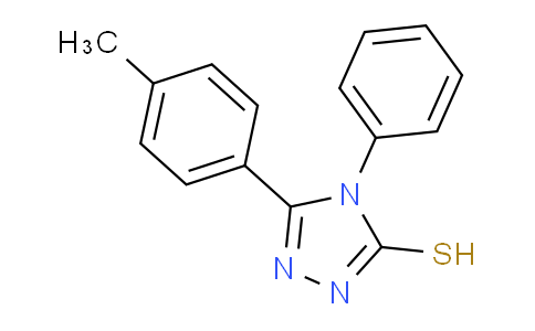 CAS No. 93378-56-4, 4-Phenyl-5-(p-tolyl)-4H-1,2,4-triazole-3-thiol