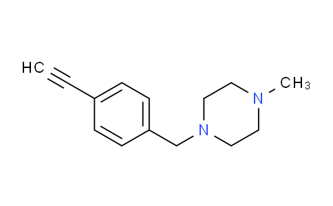 CAS No. 933986-40-4, 1-(4-Ethynylbenzyl)-4-methylpiperazine