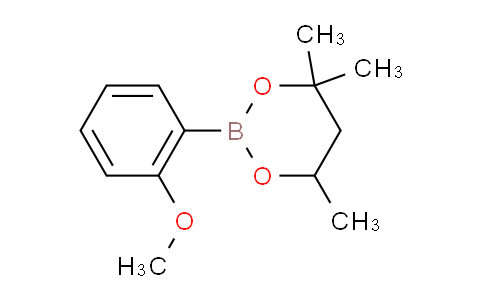 CAS No. 934558-37-9, 2-(2-Methoxyphenyl)-4,4,6-trimethyl-1,3,2-dioxaborinane