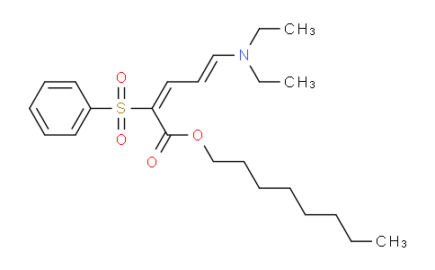 CAS No. 98835-90-6, Octyl 5-(Diethylamino)-2-(phenylsulfonyl)-2,4-pentadienoate