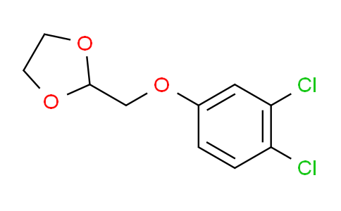 CAS No. 98919-14-3, 2-((3,4-Dichlorophenoxy)methyl)-1,3-dioxolane