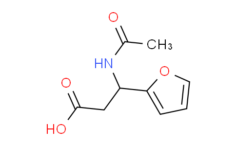CAS No. 98996-66-8, 3-Acetamido-3-(furan-2-yl)propanoic acid