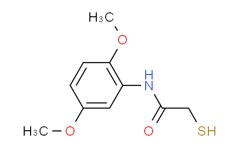 CAS No. 99076-22-9, N-(2,5-Dimethoxyphenyl)-2-mercaptoacetamide