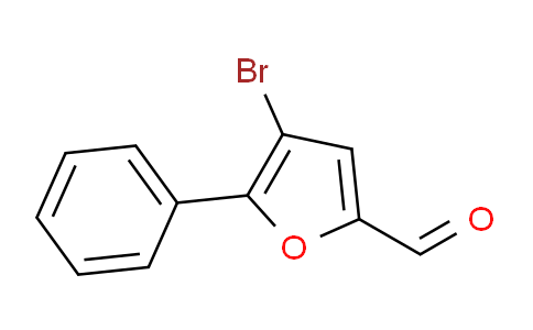 CAS No. 99142-58-2, 4-Bromo-5-phenylfuran-2-carbaldehyde