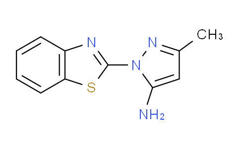 CAS No. 99845-70-2, 1-(Benzo[d]thiazol-2-yl)-3-methyl-1H-pyrazol-5-amine