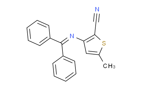 CAS No. 948015-48-3, 3-(BENZHYDRYLIDENEAMINO)-2-CYANO-5-METHYLTHIOPHENE