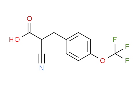 CAS No. 948015-70-1, 2-Cyano-3-[4-(trifluoromethoxy)phenyl]propionic Acid