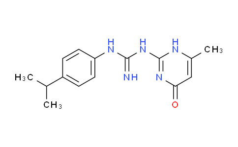 CAS No. 932170-09-7, 1-(4-Isopropylphenyl)-3-(6-methyl-4-oxo-1,4-dihydropyrimidin-2-yl)guanidine
