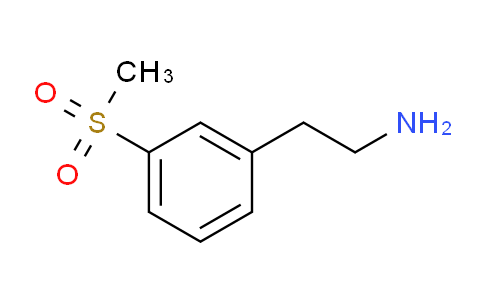CAS No. 933696-63-0, 2-[3-(Methylsulfonyl)phenyl]ethylamine