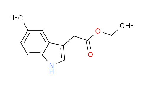 CAS No. 91957-21-0, Ethyl 2-(5-Methyl-3-indolyl)acetate