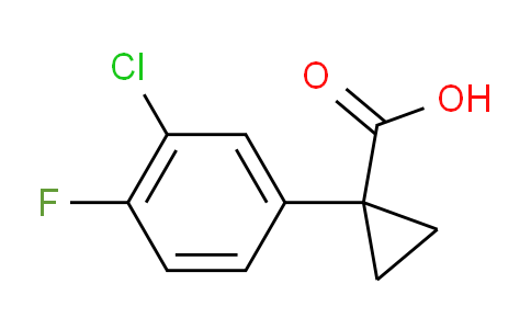 CAS No. 920501-66-2, 1-(3-Chloro-4-fluorophenyl)cyclopropanecarboxylic Acid