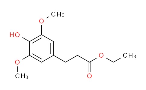 CAS No. 92157-61-4, Ethyl 3-(4-Hydroxy-3,5-dimethoxyphenyl)propanoate