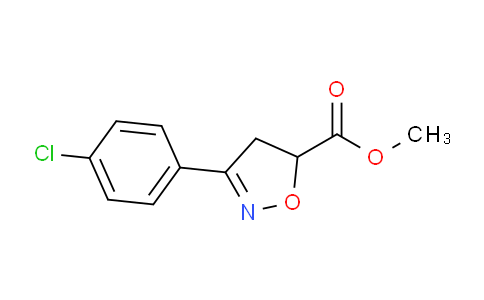 CAS No. 91258-47-8, Methyl 3-(4-chlorophenyl)-4,5-dihydroisoxazole-5-carboxylate
