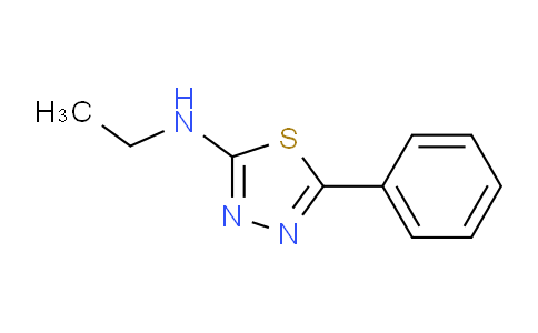 CAS No. 91265-79-1, N-Ethyl-5-phenyl-1,3,4-thiadiazol-2-amine