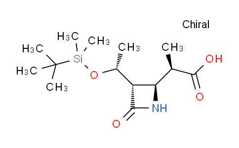 CAS No. 93711-85-4, (R)-2-[(3S,4S)-3-[(R)-1-(TERT-BUTYLDIMETHYLSILYLOXY)ETHYL]-2-OXOAZETIDIN-4-YL]PROPIONIC ACID
