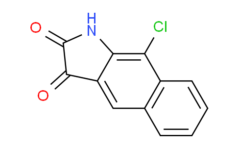 CAS No. 93776-83-1, 9-Chloro-1H-benzo[f]indole-2,3-dione