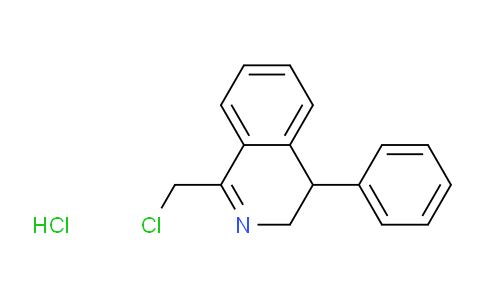 CAS No. 91123-65-8, 1-(Chloromethyl)-4-phenyl-3,4-dihydroisoquinoline hydrochloride