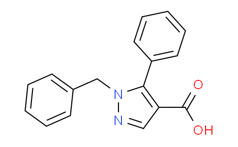 CAS No. 905590-04-7, 1-Benzyl-5-phenyl-1H-pyrazole-4-carboxylic Acid