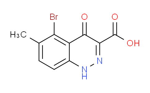 CAS No. 90767-13-8, 5-Bromo-6-methyl-4-oxo-1,4-dihydrocinnoline-3-carboxylic acid