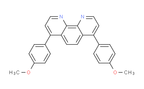 CAS No. 95950-20-2, 4,7-Bis(4-methoxyphenyl)-1,10-phenanthroline