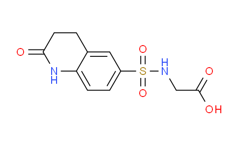 CAS No. 899717-36-3, 2-(2-Oxo-1,2,3,4-tetrahydroquinoline-6-sulfonamido)acetic acid