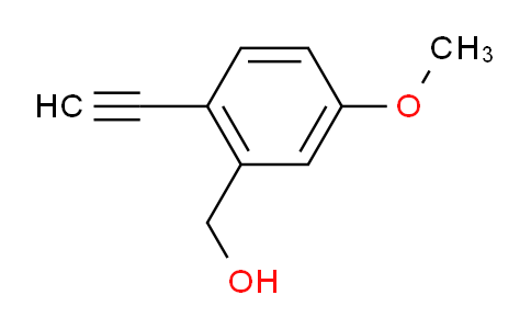 CAS No. 89414-50-6, (2-Ethynyl-5-methoxyphenyl)methanol