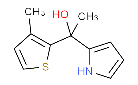 CAS No. 944646-20-2, 1-(3-Methylthiophen-2-yl)-1-(1H-pyrrol-2-yl)ethanol