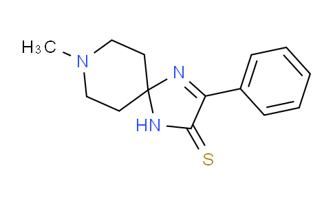 CAS No. 892299-50-2, 8-Methyl-3-phenyl-1,4,8-triazaspiro[4.5]dec-3-ene-2-thione