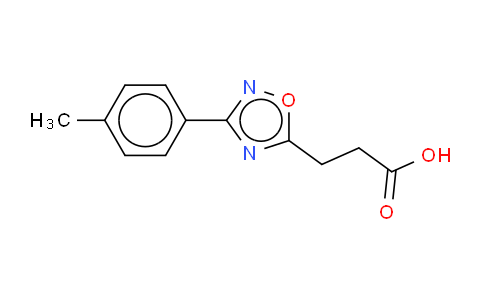 CAS No. 94192-17-3, 3-(3-P-TOLYL-[1,2,4]OXADIAZOL-5-YL)-PROPIONIC ACID