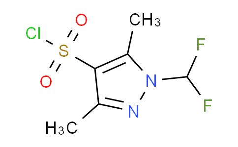 CAS No. 943152-92-9, 1-(Difluoromethyl)-3,5-dimethyl-1H-pyrazole-4-sulfonyl chloride