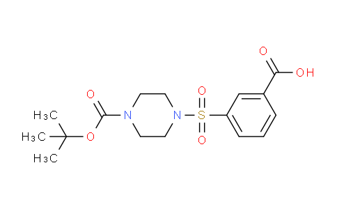 CAS No. 874838-79-6, 3-(4-BOC-PIPERAZIN-1-YLSULFONYL)BENZOIC ACID