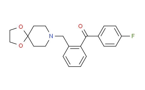 CAS No. 898756-05-3, (2-(1,4-Dioxa-8-azaspiro[4.5]decan-8-ylmethyl)phenyl)(4-fluorophenyl)methanone