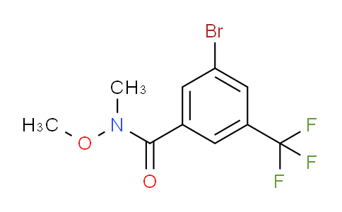 CAS No. 880652-44-8, 3-Bromo-N-methoxy-N-methyl-5-(trifluoromethyl)benzamide
