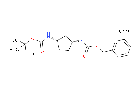 CAS No. 881891-89-0, cis-1-(Boc-amino)-3-(Cbz-amino)cyclopentane