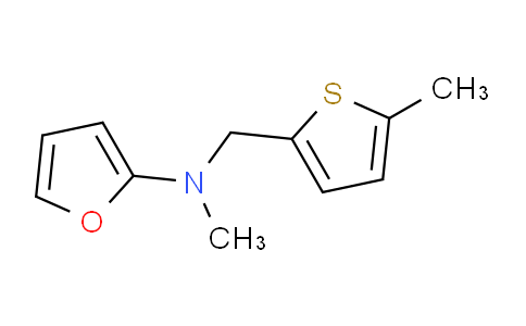 CAS No. 878452-72-3, N-Methyl-N-((5-methylthiophen-2-yl)methyl)furan-2-amine