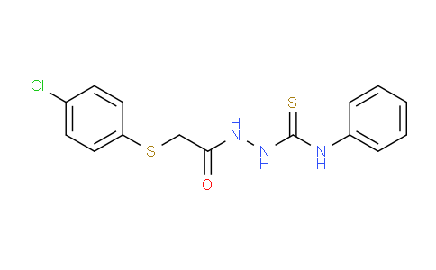 CAS No. 81863-61-8, 1-[2-(4-Chlorophenylthio)acetyl]-4-phenylthiosemicarbazide