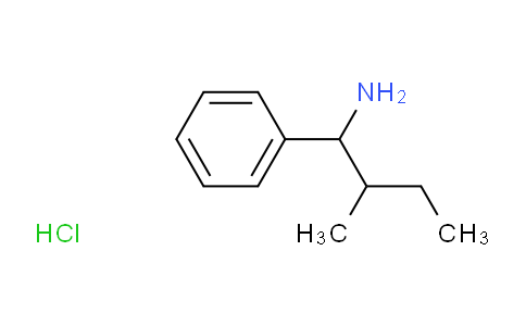 CAS No. 81880-29-7, 2-Methyl-1-phenyl-1-butylamine Hydrochloride