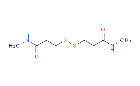 CAS No. 999-72-4, N,N'-Dimethyl-3,3'-dithiodipropionamide