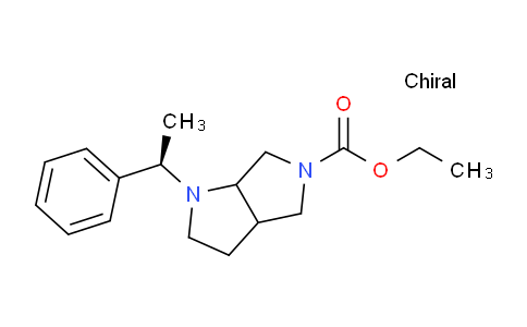 CAS No. 948846-55-7, Ethyl 1-[(R)-1-Phenylethyl]hexahydropyrrolo[3,4-b]pyrrole-5(1H)-carboxylate