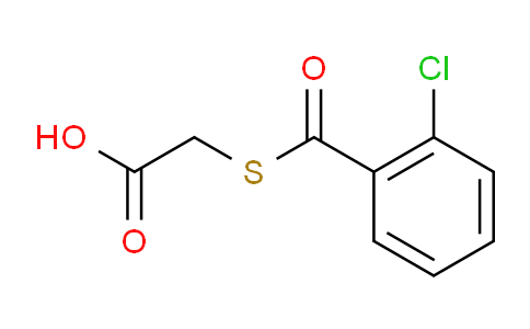 CAS No. 931374-37-7, 2-((2-Chlorobenzoyl)thio)acetic acid