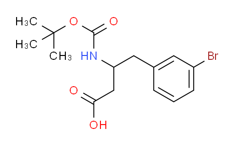 CAS No. 919988-44-6, 3-(Boc-amino)-4-(3-bromophenyl)butyric Acid