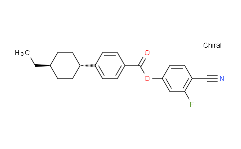 CAS No. 92118-81-5, 4-Cyano-3-fluorophenyl 4-(trans-4-ethylcyclohexyl)benzoate