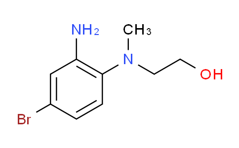 CAS No. 912284-75-4, 2-[(2-Amino-4-bromophenyl)(methyl)amino]ethanol