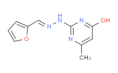 CAS No. 90916-79-3, 2-(2-(Furan-2-ylmethylene)hydrazinyl)-6-methylpyrimidin-4-ol